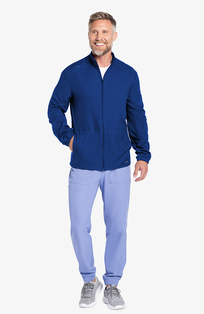 Men's 2-Pocket Zip-Front Warm Up Scrub Jacket | Cherokee Uniforms