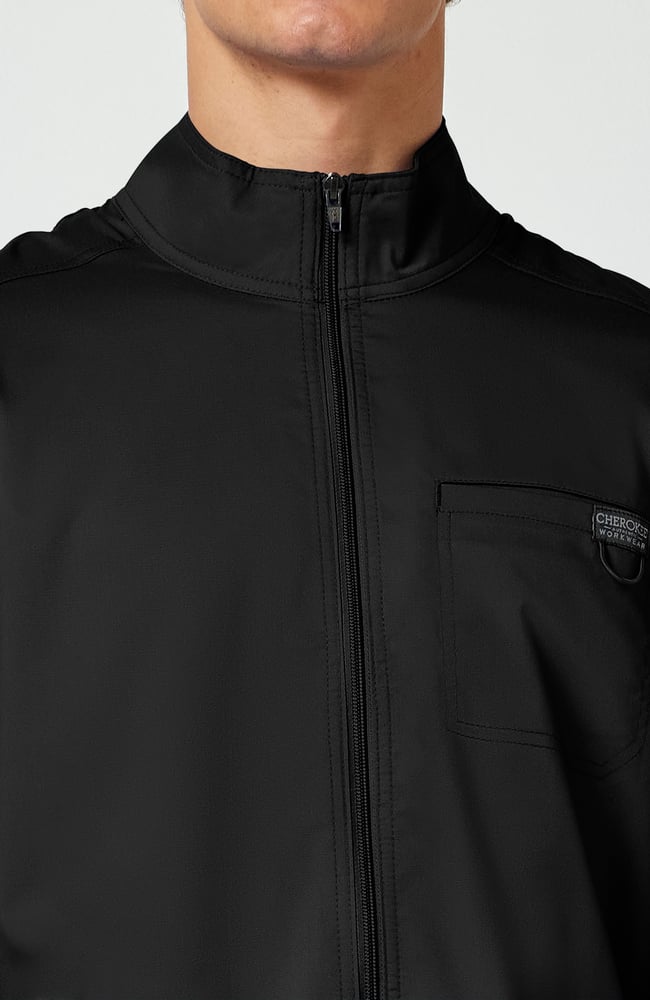 Men's Zip Front Scrub Jacket | Cherokee