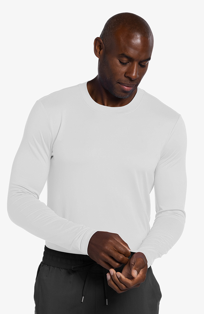 トップス YK Men's Long Sleeve Underscrub Knit Tee | Cherokee Uniforms