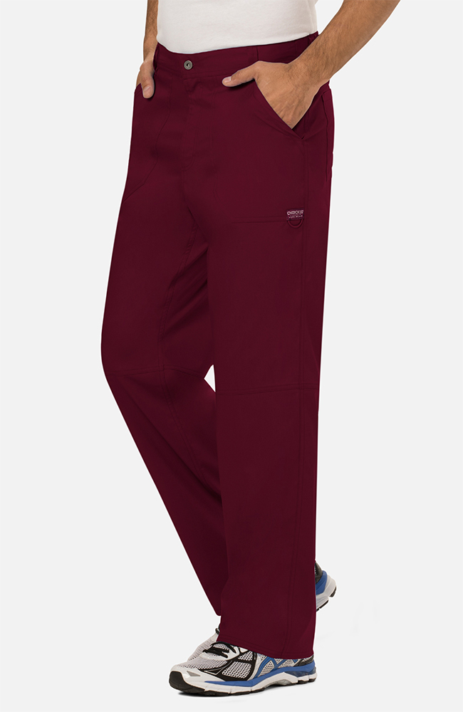Men's Zip Fly Cargo Scrub Pant with Snap ID Loop | Cherokee