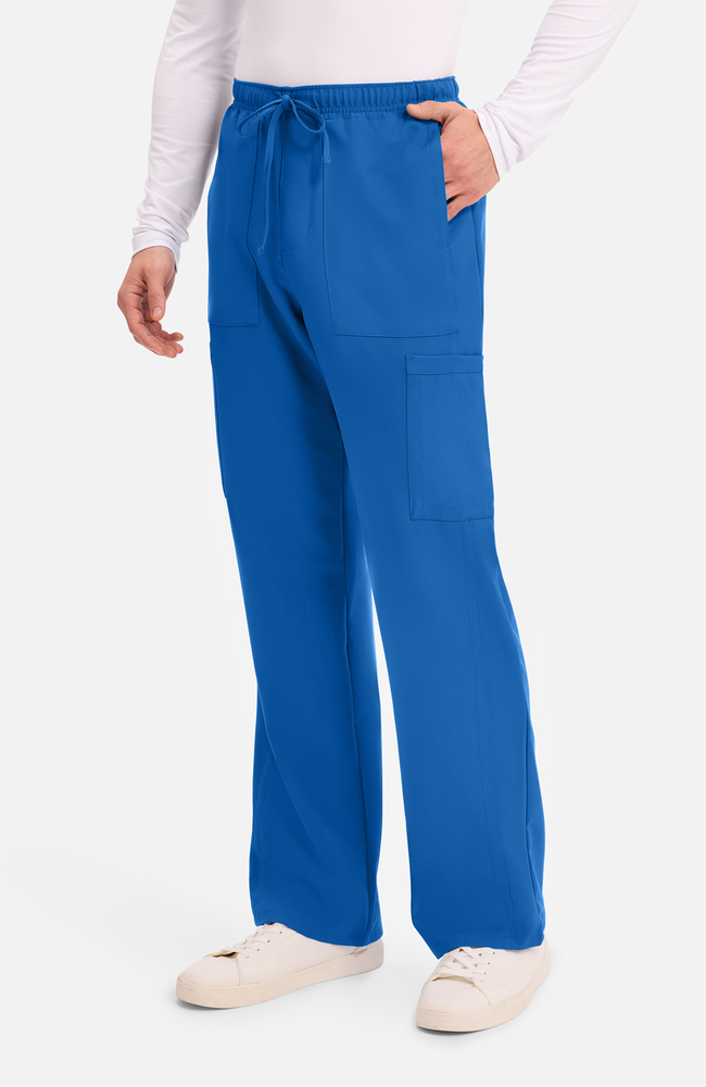 Men's Zip Fly Cargo Straight Leg Scrub Pant | Cherokee Uniforms