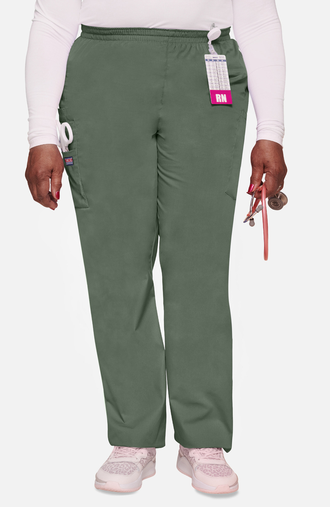 【Jeep】WOMEN Belloa Pants R4686 Women's Elastic Waist Utility Scrub Pant | Cherokee Uniforms