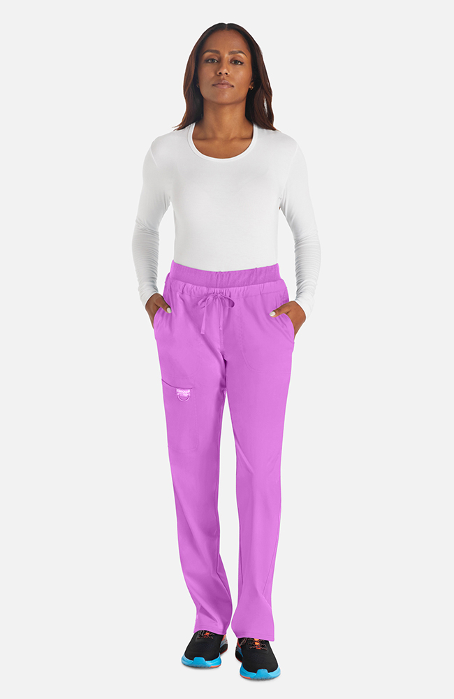 [JEEP]★24SS★Cherokee open setup pants Women's Tapered Leg Drawstring Scrub Pant | Cherokee Uniforms