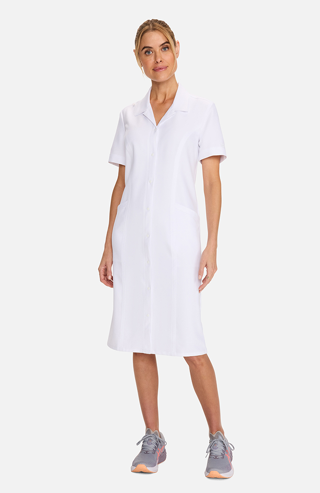 NURSE Ⅱ Women's 2-Pocket Snap Front Scrub Dress | Cherokee Uniforms