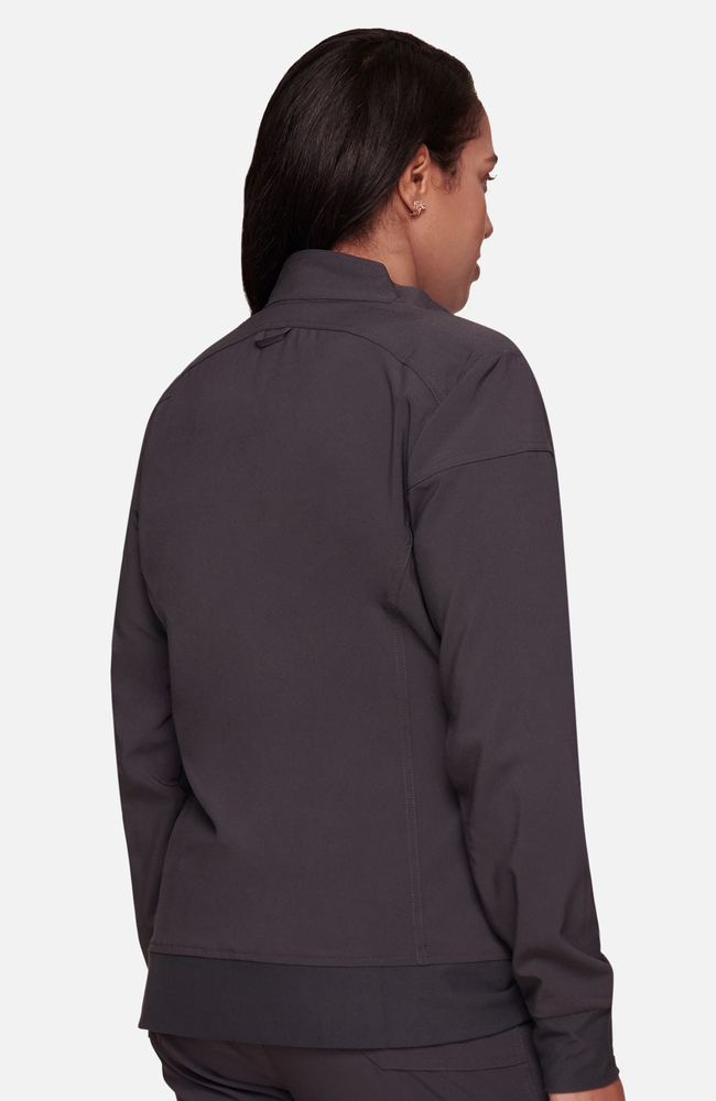 ウェア kkk Women's Knit Zip Front Warm Up Scrub Jacket | Cherokee