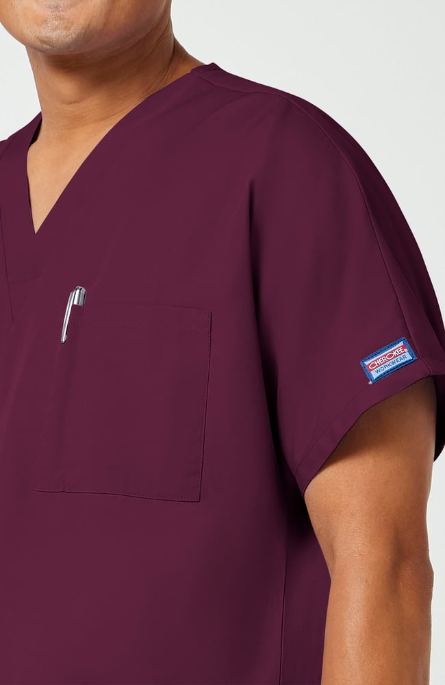 Unisex V-Neck 1 Pocket Scrub Top | Cherokee Uniforms