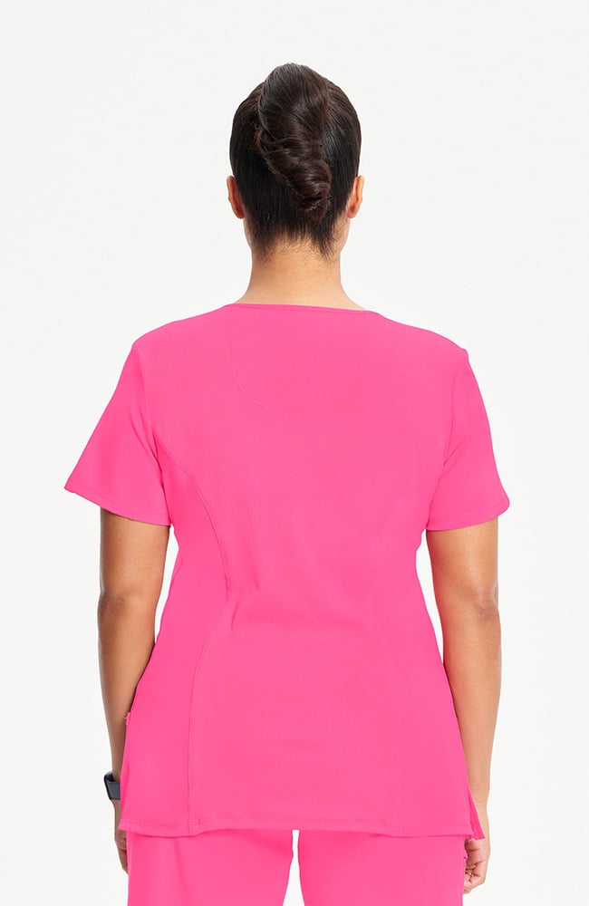 Women's Snap Front Scrub Jacket with Mock Wrap Neck | Cherokee Women's Snap Front Scrub Jacket with Mock Wrap Neck | Cherokee