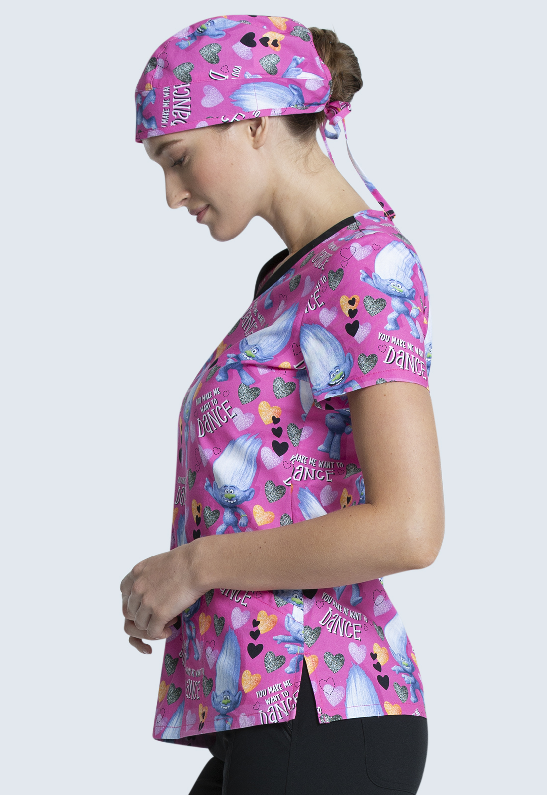 Trolls Diamond Dance Unisex Scrubs Hat